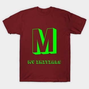 Letter M Letter Art T-Shirt